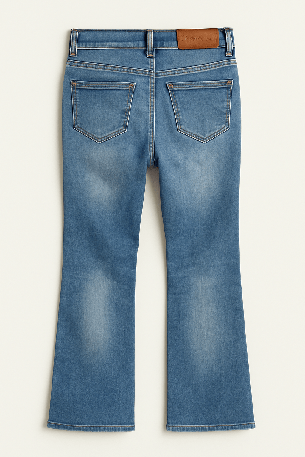 John Baner Dječje traperice s proširenim nogavicama – plavi denim