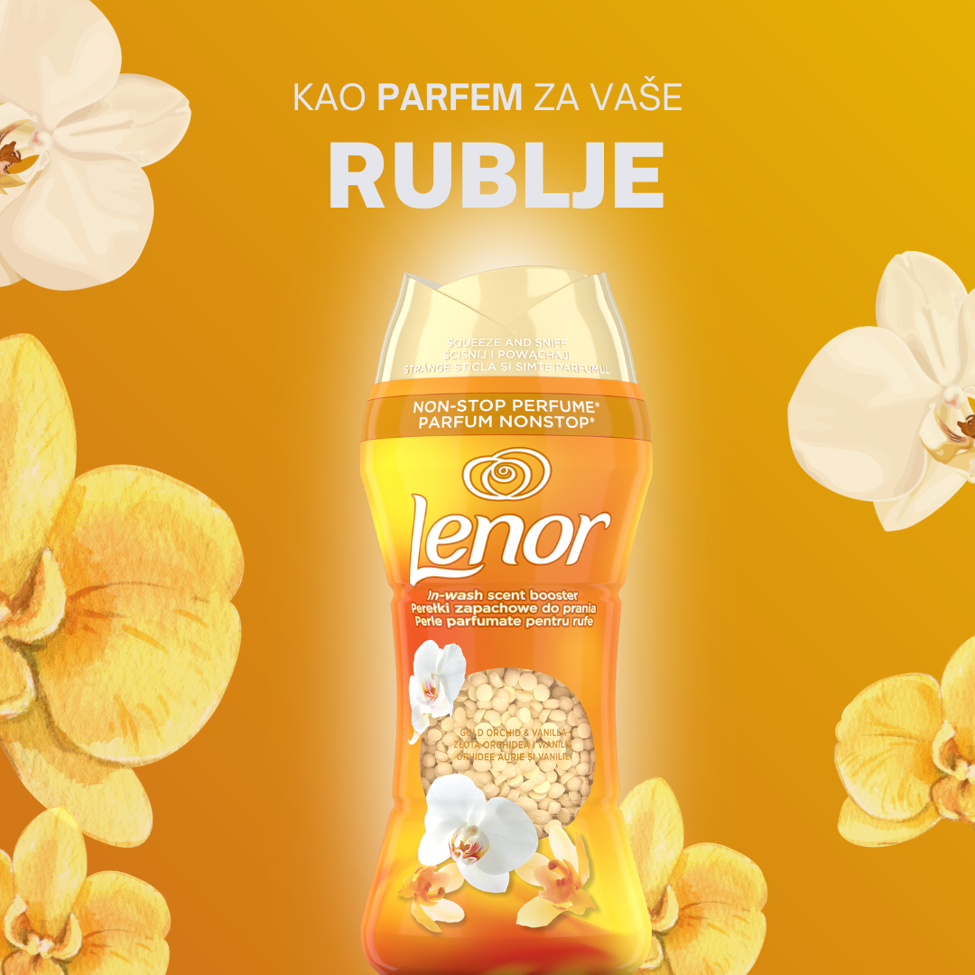 Lenor mirisne perle Orchid & Vanilla – 150 g