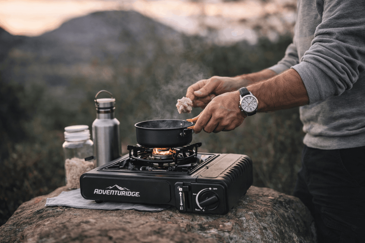 Prenosivo plinsko kuhalo u koferu (1 plamenik) – Adventuridge