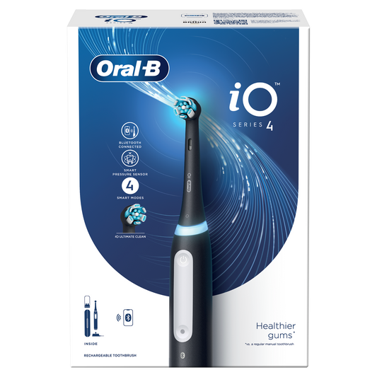 Oral B električna četkica za zube iO Series 4 Black – vrhunska snaga čišćenja