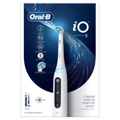 Oral B električna četkica za zube iO Series 5 White – čistoća i tehnologija u jednom