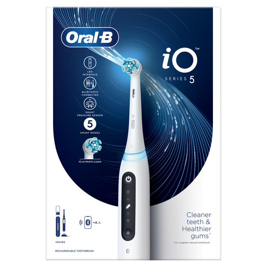 Oral B električna četkica za zube iO Series 5 White – čistoća i tehnologija u jednom