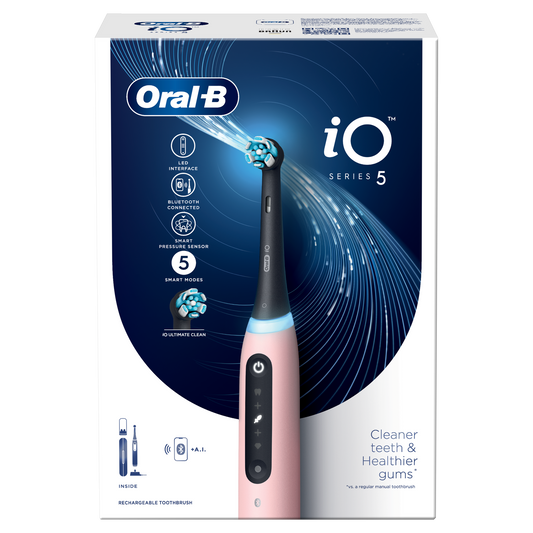 Oral B električna četkica za zube iO Series 5 Pink – moderna i efikasna za žene