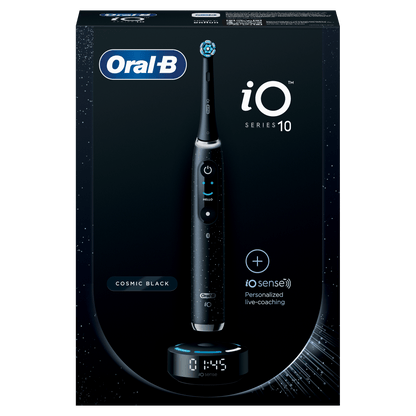 Oral B električna četkica za zube iO Series 10 Black - crna boja – najnovija tehnologija i stil