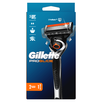 Gillette ProGlide FlexBall brijač + 2 patrone – prati konture