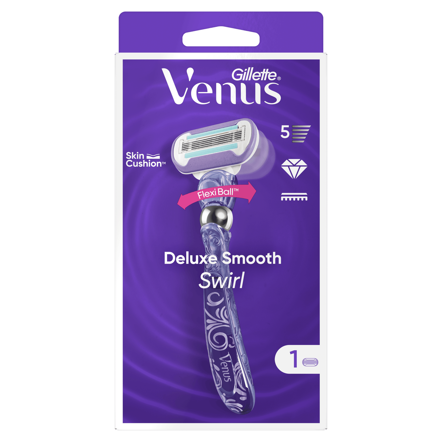 Gillette Venus Swirls – FlexiBall + 5 Contour Oštrica za Savršene Krivine