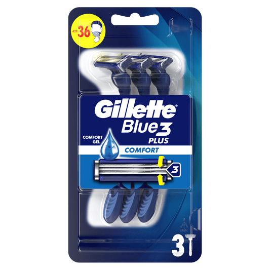 Gillette Blue 3 Plus brijači 3 kom – pivot glava