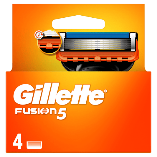 Gillette Fusion zamjenske patrone, 4-kom (pakovanje) – dugotrajna glatka koža
