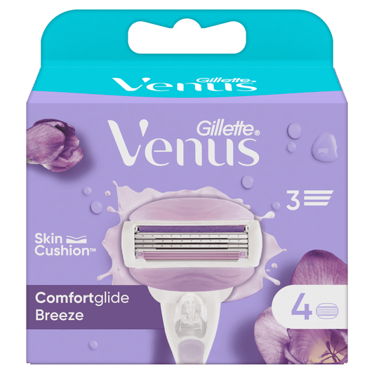 Gillette Venus Breeze zamjenske patrone, 4-kom (pakovanje) – 2 u 1 sa gelom