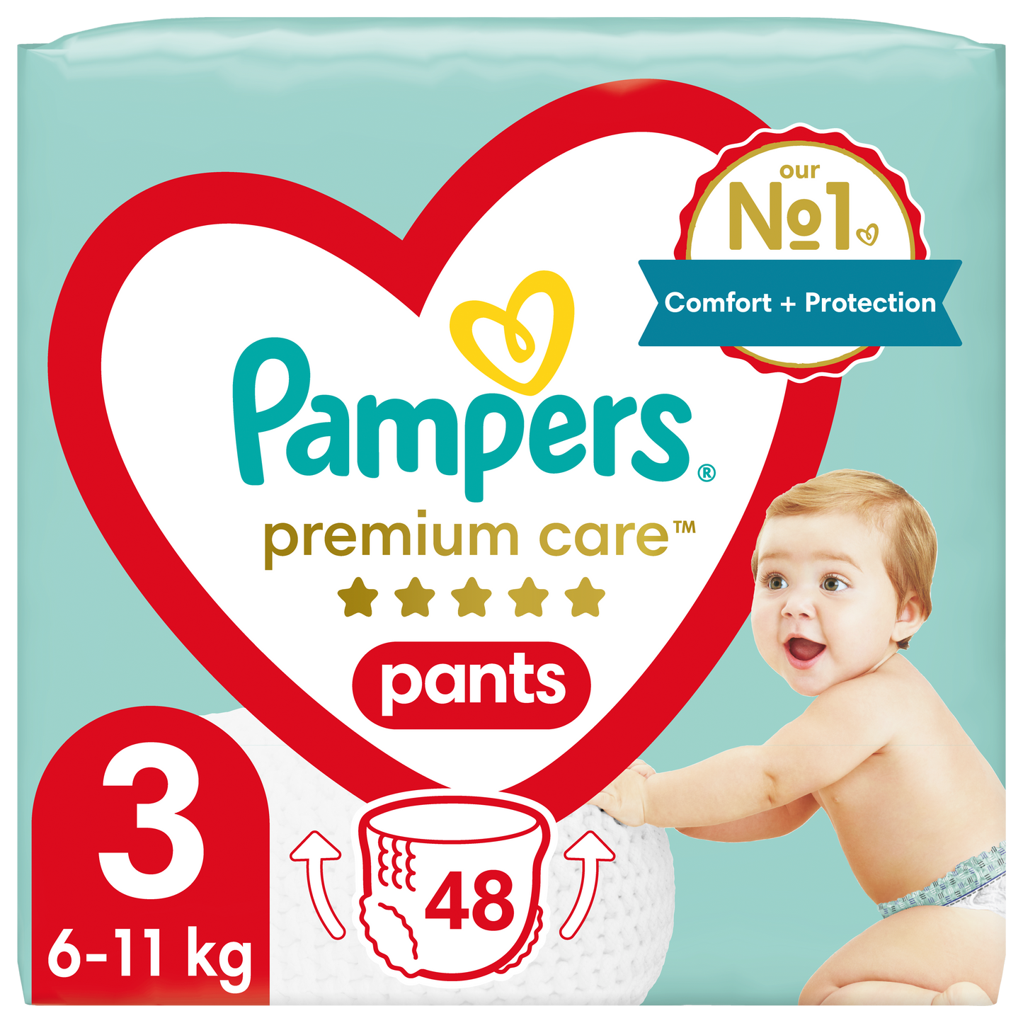 Pampers Premium Care pelene gaćice Veliko pakovanje Vel. 3 (Midi) – 48 kom