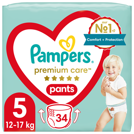 Pampers Premium Care pelene gaćice Veliko pakovanje Vel. 5 (Junior) – 34 kom