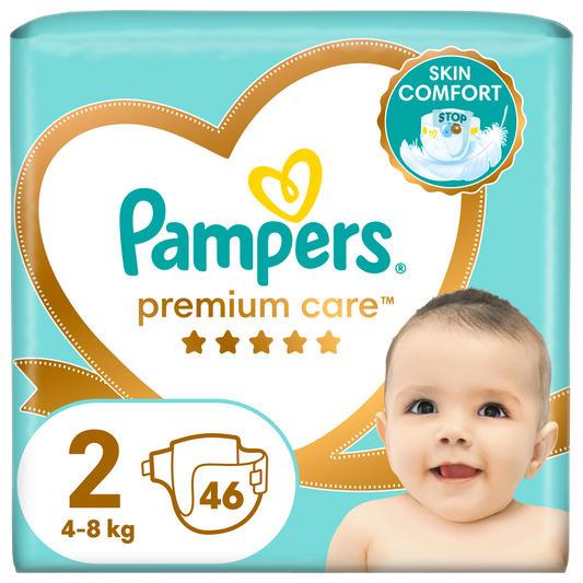 Pampers Premium Care pelene Veliko pakovanje Minus Vel. 2 (Mini) – 46 kom