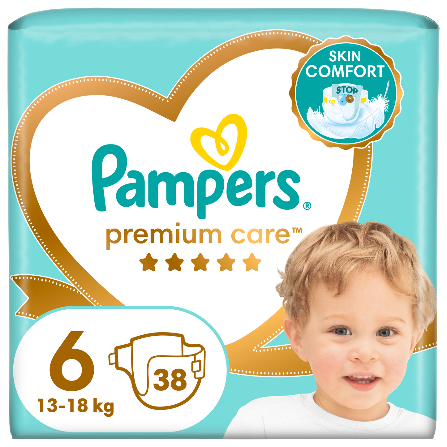 Pampers Premium Care pelene Veliko pakovanje Vel. 6 (Extra Large) – 38 kom