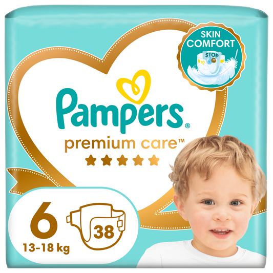 Pampers Premium Care pelene Veliko pakovanje Vel. 6 (Extra Large) – 38 kom