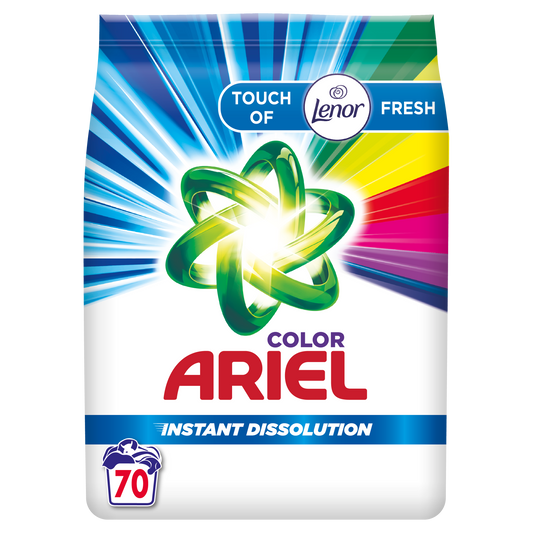 Ariel praškasti deterdžent Touch of Lenor – 70 pranja, 5,25 kg