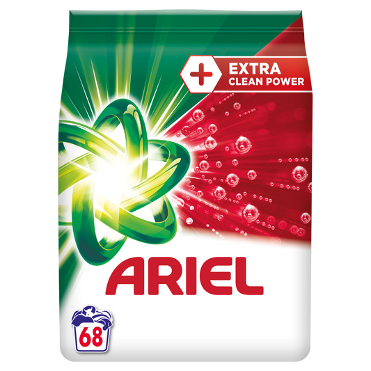 Ariel praškasti deterdžent Extra Clean – 68 pranja, 5,1 kg