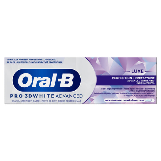 Oral B pasta 75 ml Pro 3DW Adv Lux Perfection – Napredna njega i blistav osmjeh