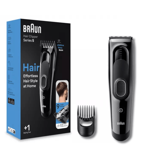 Braun HC5310 trimer za šišanje kose – Serija 5, bežični rad 50 min, 9 podešavanja dužine
