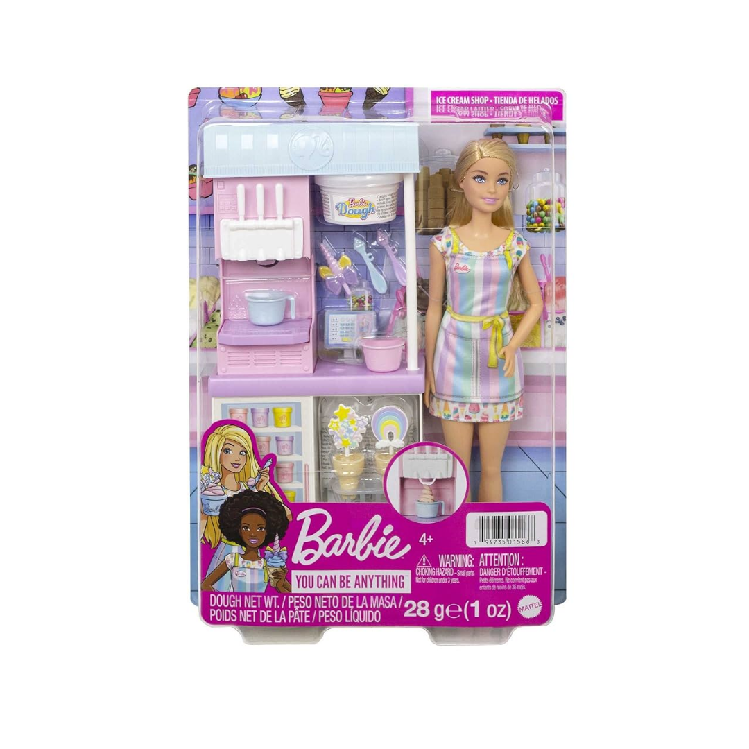 Barbie Prodavnica Sladoleda set s lutkom i dodacima