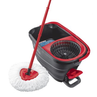 Vileda Turbo Smart set za čišćenje podova – mop s rotirajućom glavom i korpa
