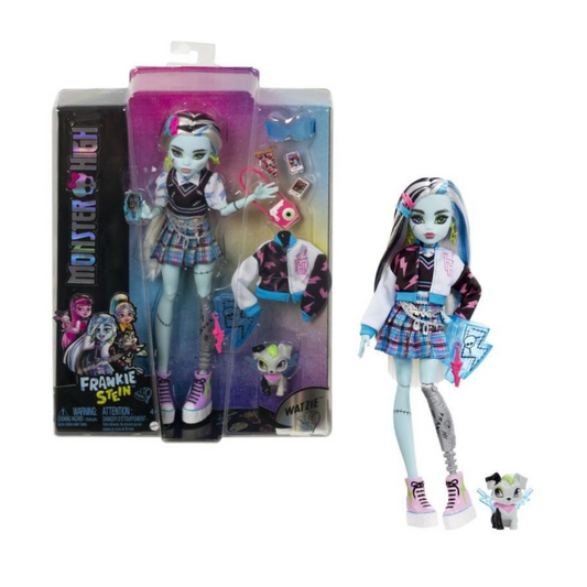 Monster High Frankie Stein lutka – set s dodacima i ljubimcem