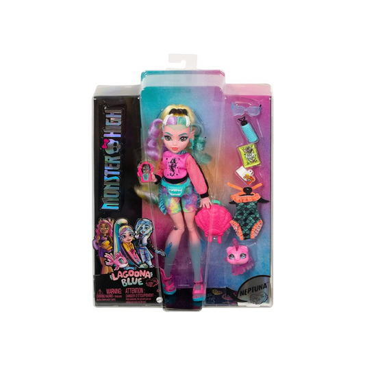 Monster High Lagoona Blue lutka – set s dodacima i ljubimcem Neptuna