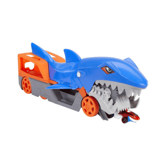Hot Wheels Shark Chomp Transporter – kamion ajkula sa autićem