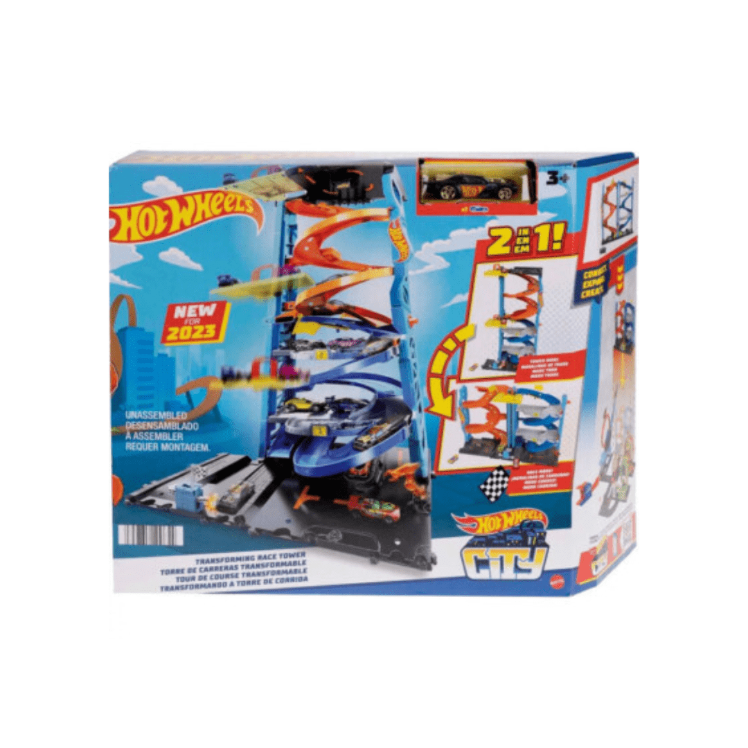 Hot Wheels City Transforming Race Tower – 2u1 toranj za trku i avanture