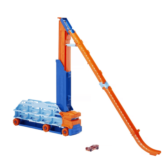 Hot Wheels City Speed Drop Transport – Kamion transporter sa rampom 61 cm