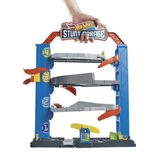 Hot Wheels City Stunt Garage – Višespratna garaža za autiće sa rampama