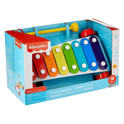 Fisher-Price Classic Xylophone – Klasični dječji ksilofon za muzikalnost i igru 18m+