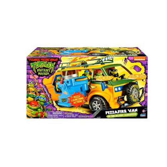 Ninja Kornjače Mutant Mayhem Pizza Fire kombi – vozilo s pizzama bacačima