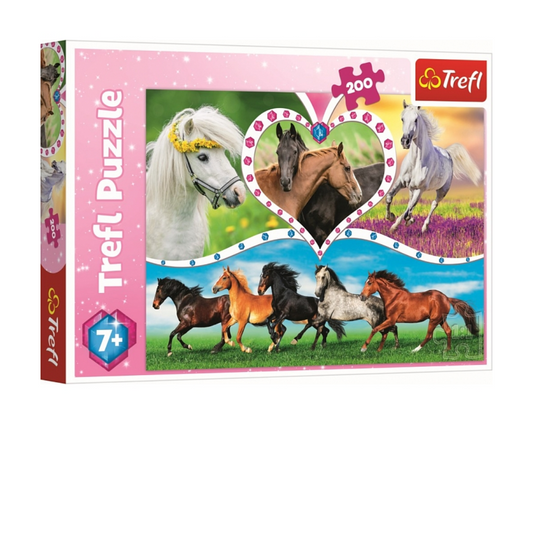Trefl Puzzle Konji 200 dijelova – slagalica za djecu 7+
