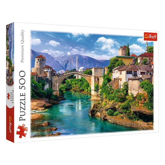 Trefl Puzzle Mostar Stari most 500 dijelova – slagalica za odrasle i djecu 12+