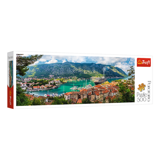 Trefl Puzzle Panorama Kotor 500 dijelova – slagalica za odrasle i djecu 12+