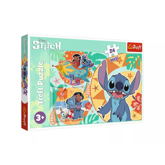Trefl Puzzle Disney Stitch 24 MAXI dijela – slagalica za djecu 3+