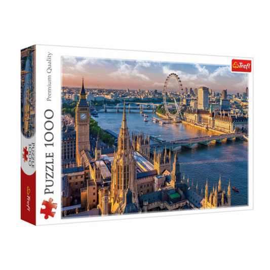 Trefl Puzzle London Big Ben i London Eye 1000 dijelova – slagalica za odrasle i tinejdžere