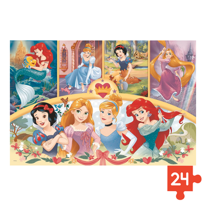Trefl Puzzle Disney Princeze 24 MAXI dijela – slagalica za djecu 3+