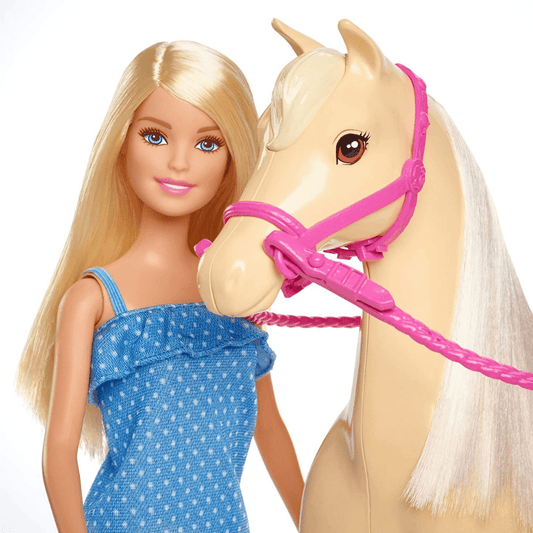 Barbie Lutka s Konjem – Set za Jahanje, Igračka za Djecu 3+