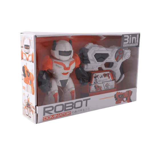 Robot Dominator 3u1 – igračka robot sa infracrvenom kontrolom i pucanjem