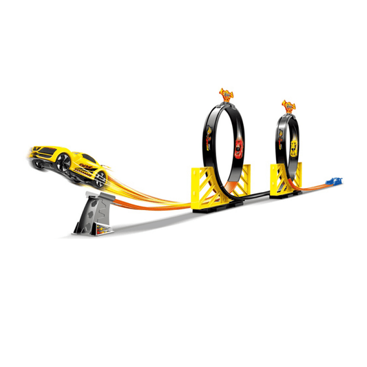 Racing Power Track – trkačka staza s dvostrukim petljama i lanserom (23 dijela, 3+)