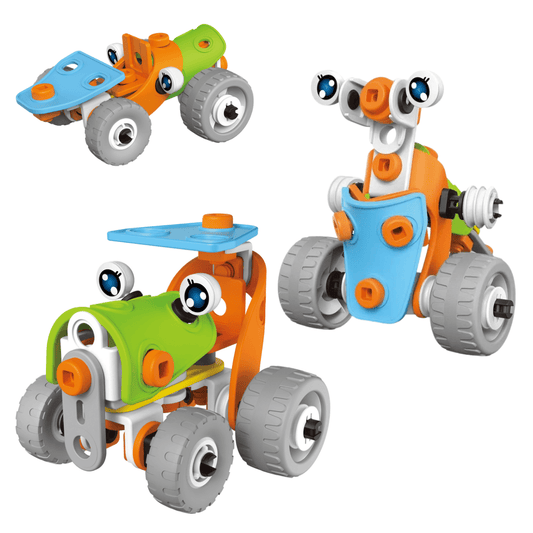 STEM X Build & Play 3u1 – edukativni set za slaganje (62 dijela, 5+)