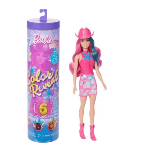 Barbie Color Reveal lutka Disco Star – 6 iznenađenja za otkrivanje boje | Igračka za djecu 3+