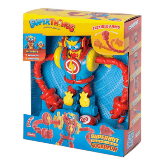 SuperThings Superbot Power Arms – Sugarfun – robot s fleksibilnim rukama + 2 figurice (3+) NOVO