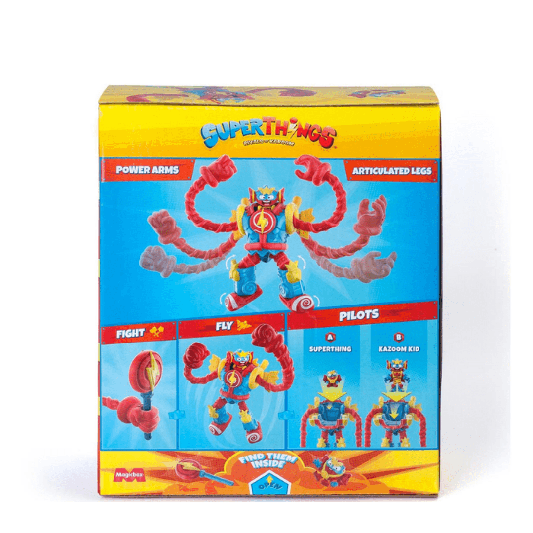 SuperThings Superbot Power Arms – Sugarfun – robot s fleksibilnim rukama + 2 figurice (3+) NOVO