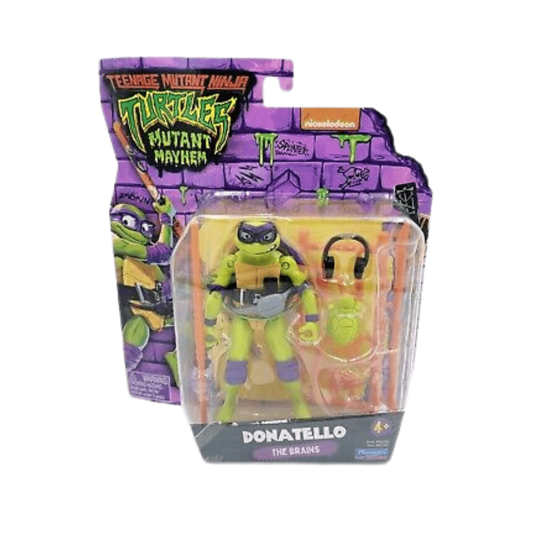 MNT Mutant Mayhem Donatello – akciona figura ~12 cm sa štapom i opremom (4+)