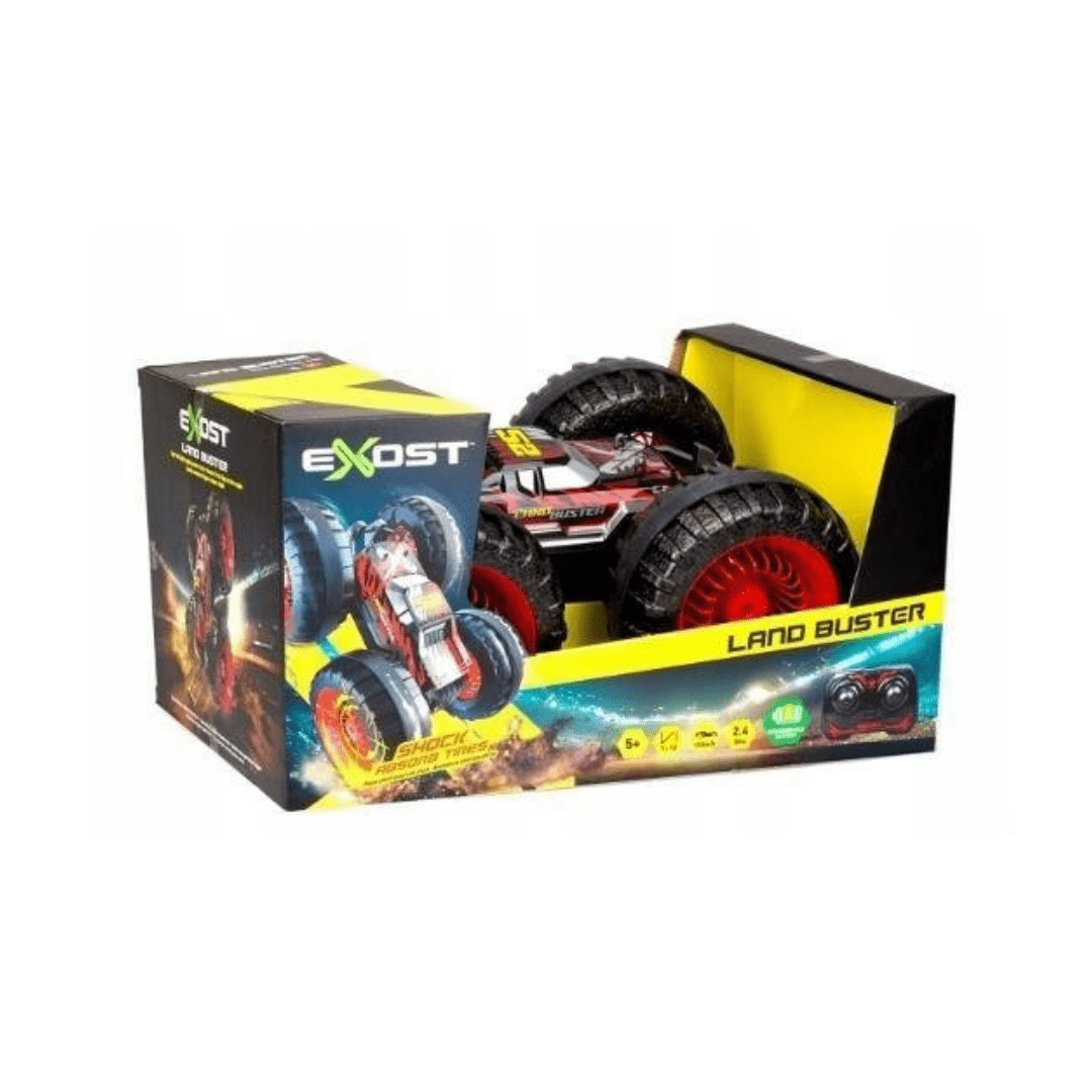 EXOST Land Buster – RC kaskaderski auto s amortizirajućim gumama (2.4 GHz, 5+)