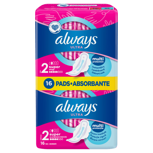 Always Ultra Super Plus Duo higijenski ulošci – 16 kom