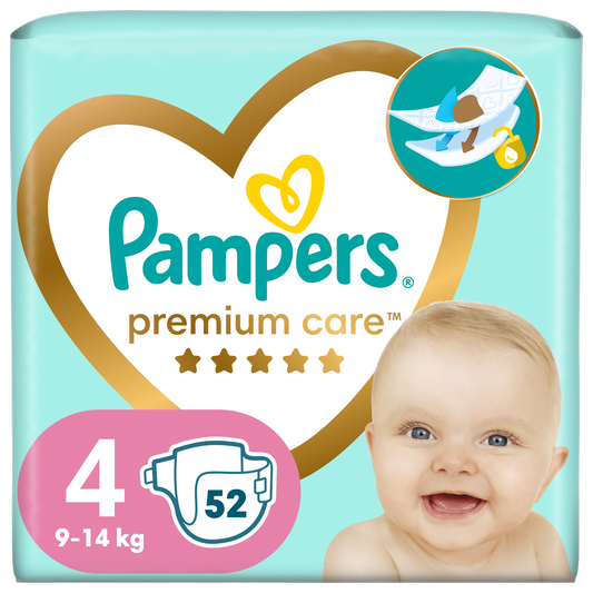 Pampers Premium Care pelene Veliko pakovanje Vel. 4 (Maxi) – 52 kom