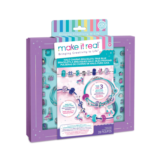 Make It Real – Halo Charms narukvice “True Blue” (28 dijelova) – izradi 3 narukvice
